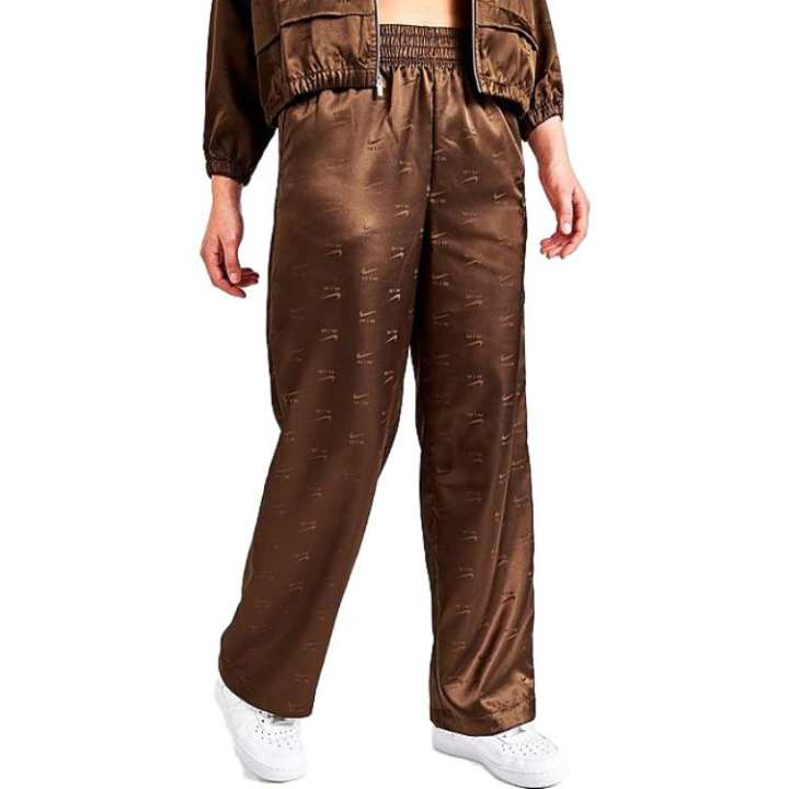 Nike Nike Knitted Sweatpants Women's Brown Moderate Straight Fit Pants
