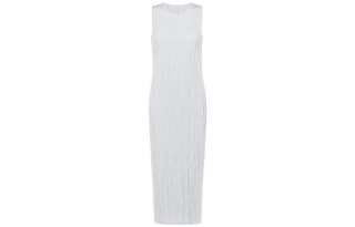 ISSEY MIYAKE Sleeveless Dress Women's Light Gray
