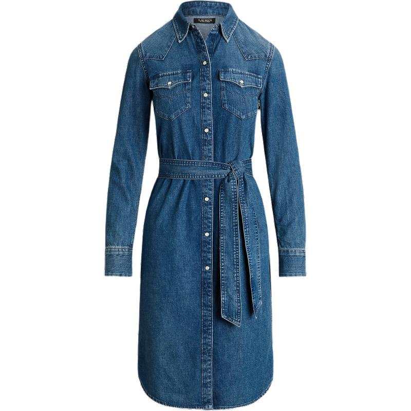 LAUREN RALPH LAUREN Ralph Lauren Denim Midi Dress