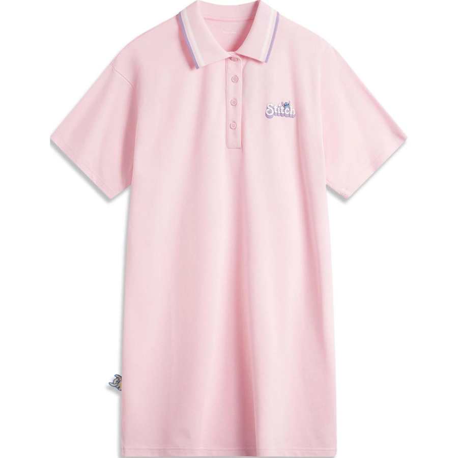 Li-Ning Li Ning x Disney Short Sleeved Dress Women's Ying Pink