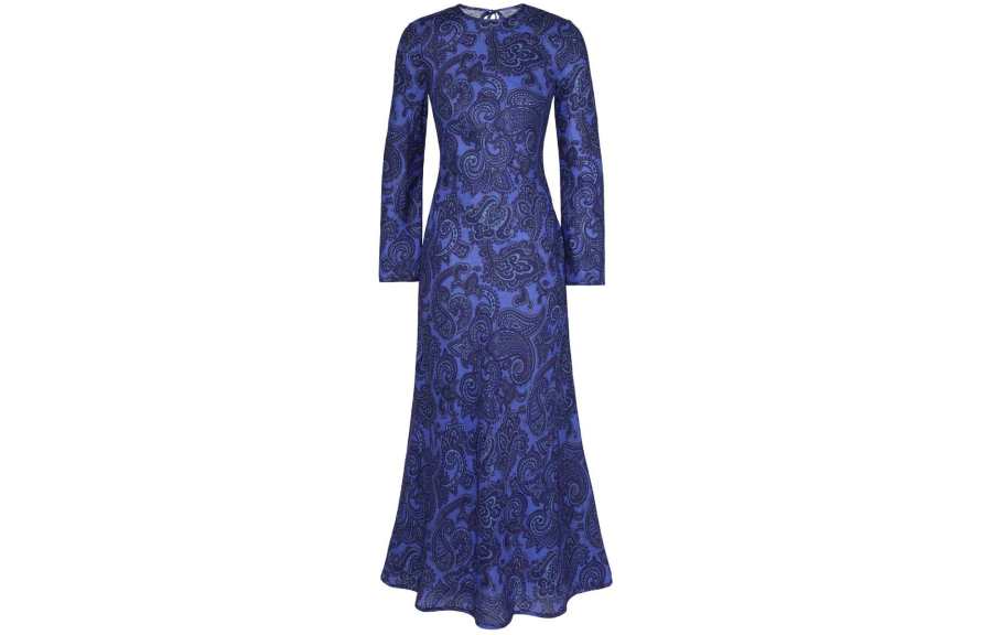 Zimmermann Zimmermann Paisley Print Backless Dress