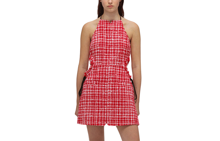 Self-portrait Self portrait SS22 Sleeveless Dress Women's Pink