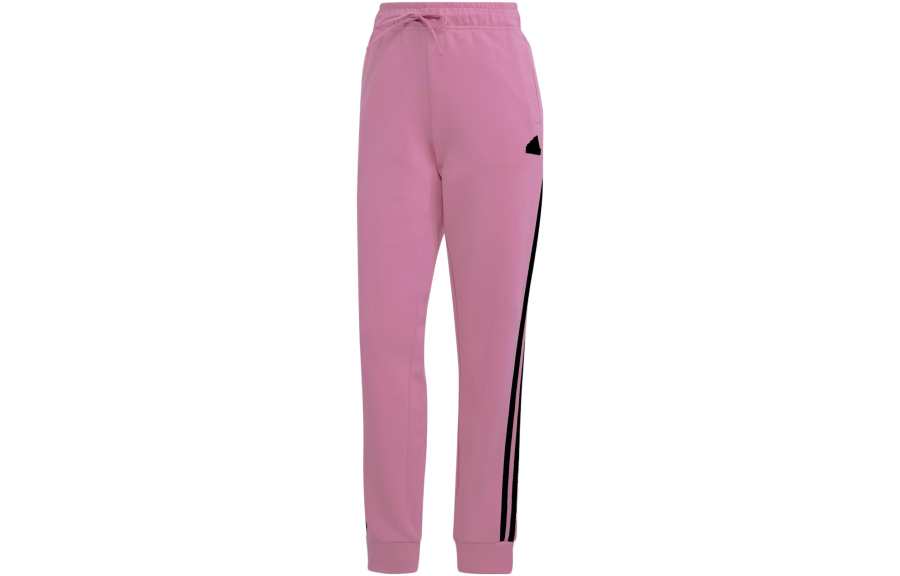 Adidas Adidas Future Icons Knitted Sweatpants Women's Pink Moderate Cuffed Pants