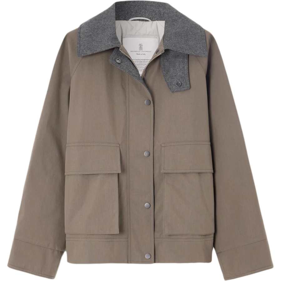 Brunello Cucinelli Brunello Cucinelli High Neck Jacket