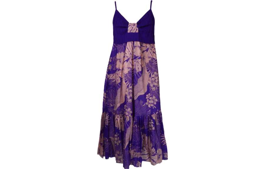 PINKO Slip Dresses Women's Purple V Neck Moderate