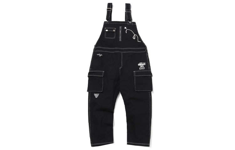 Li-Ning Li Ning X Girl Sports Fashion Collection Overalls Women's Black Moderate Overalls