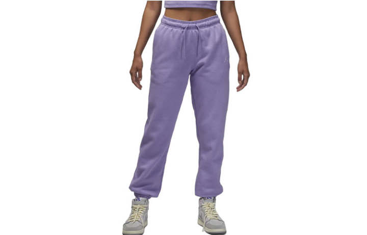 Jordan Jordan Brooklyn Knitted Sweatpants Women's Violet Moderate Cuffed Pants