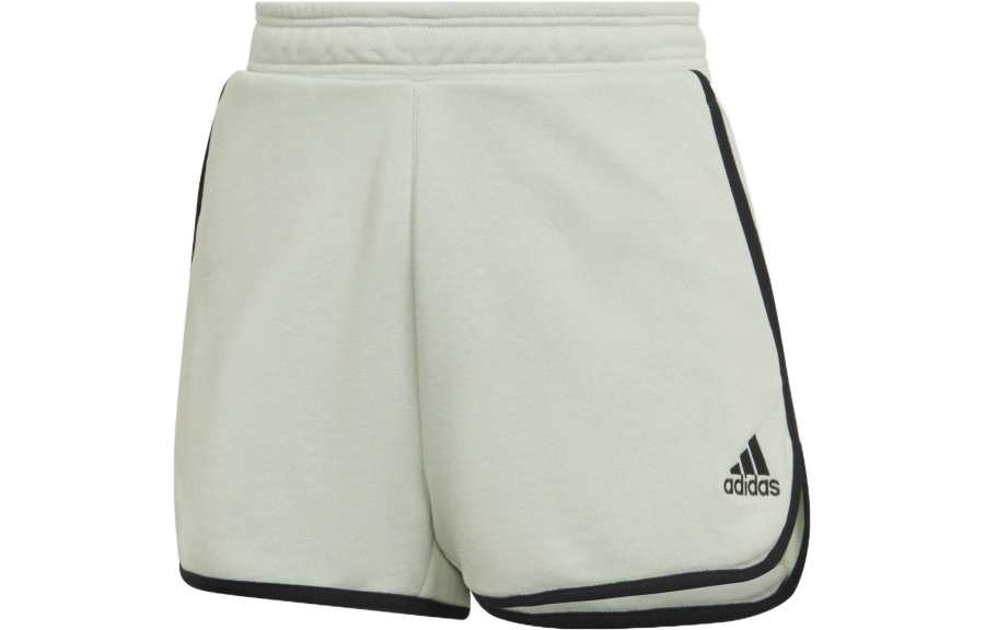 Adidas Adidas Casual Shorts Women's Linen Green Moderate
