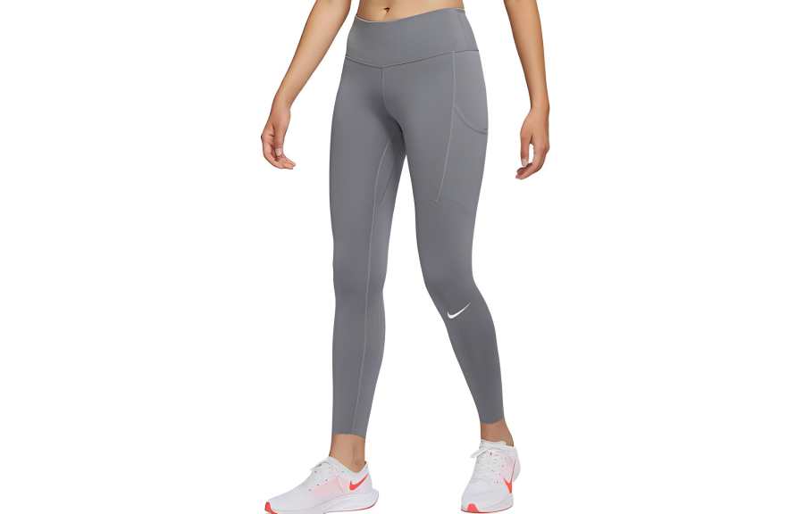 Nike Nike Knitted Sweatpants Women's Gray Moderate Slim Fit Pants