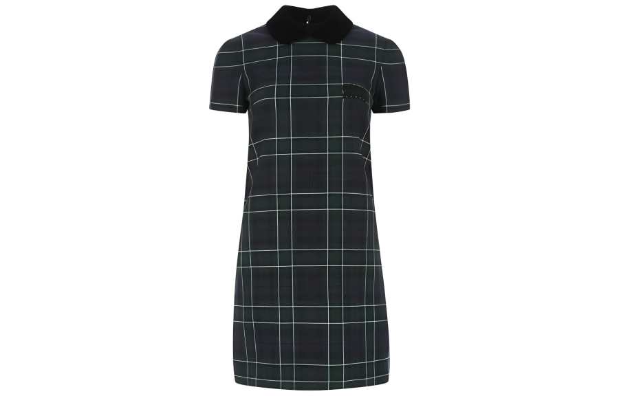 MIU MIU Short Sleeved Dress Women's Green