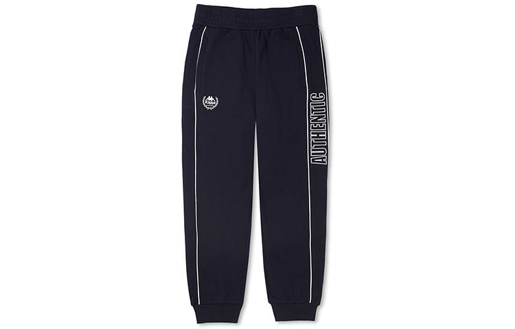 Kappa Casual Pants Women's Midnight Blue Black 906 Moderate Cuffed Pants