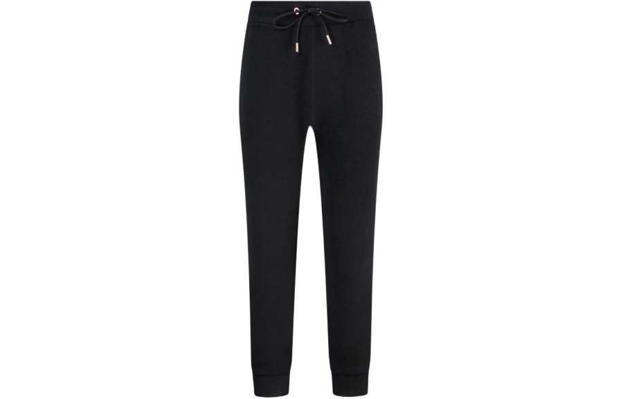EMPORIO ARMANI EA7 Knitted Sweatpants Women's Black