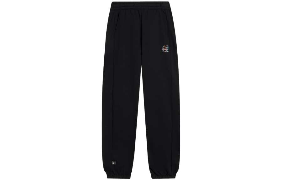 Li-Ning Li Ning Sports Fashion Collection Elastic Cuff Fleece Lined Elastic Waistband Solid Color Casual Versatile