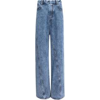 Alaia Alaïa Twisted Straight Cut Jeans