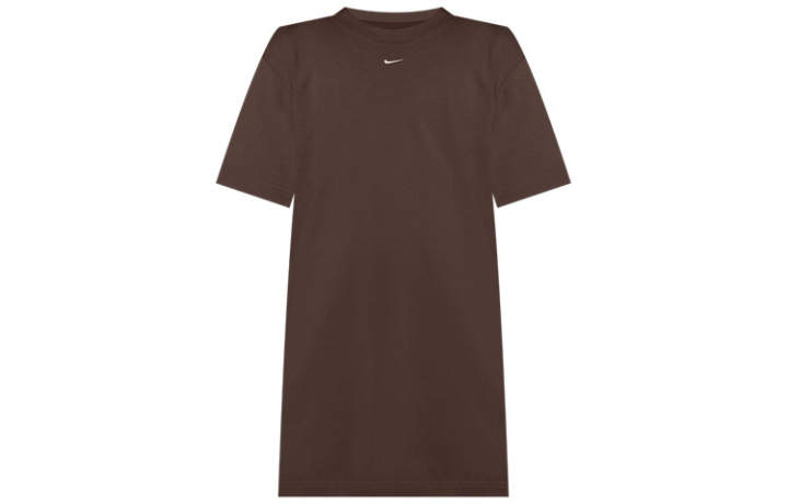 Nike Nike Sportswear Essential Short Sleeved Dress Women's Baroque Brown/Canvas