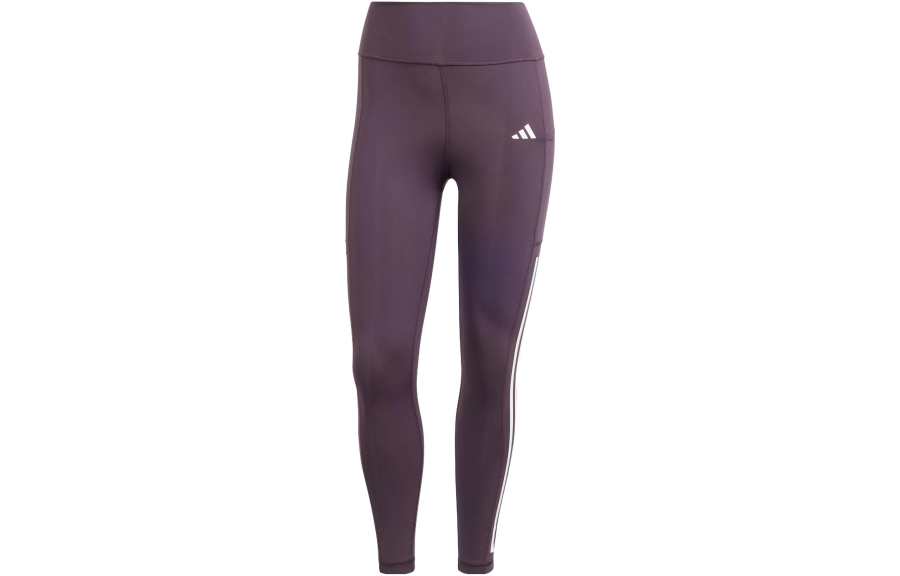 Adidas Adidas Free Shipping With AdiClub Optime 3 Stripes Full Length Leggings