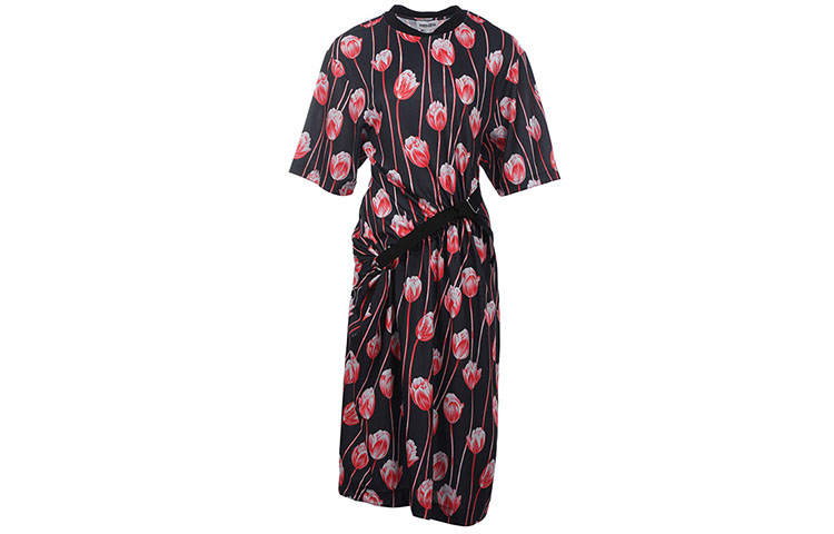 KENZO Short Sleeved Dress Women's Black