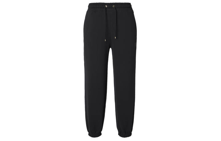 Jordan Jordan Casual Fleece Lined Thermal Loose Fit Knitted Sweatpants Women's Black