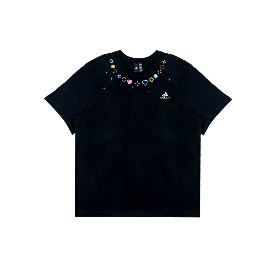 Adidas Adidas T Shirts Unisex Black Crew Neck Moderate Straight Fit