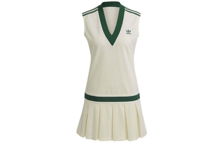 Adidas Originals Sleeveless Dress Women's Jade White