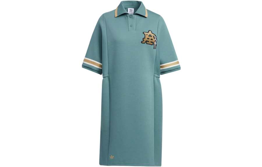 Adidas Originals Short Sleeved Dress Women's Mist Emeralds