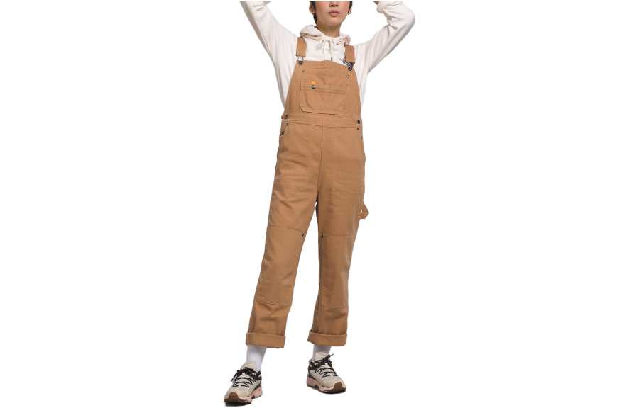 THE NORTH FACE Overalls Women's Almond Butter Moderate Straight Fit Pants