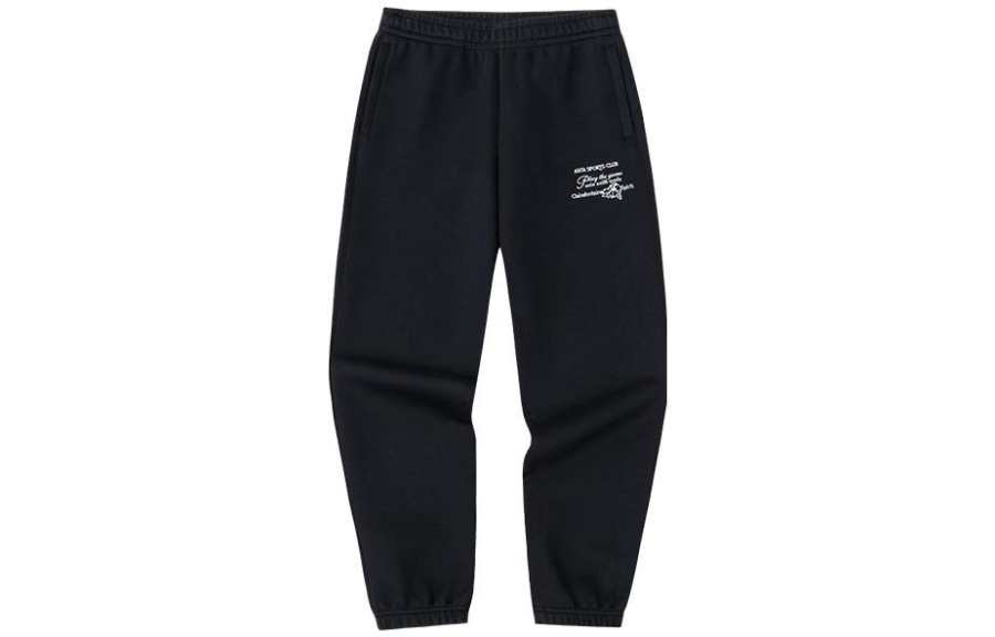 ANTA Anta Life Collection Knitted Sweatpants Women's Basic Black