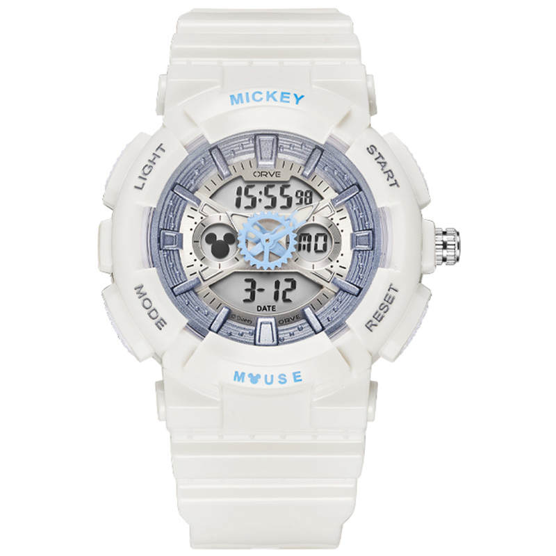 Disney Electronic+Quartz Movement TPU Strap Watch Women's Watch White Dial