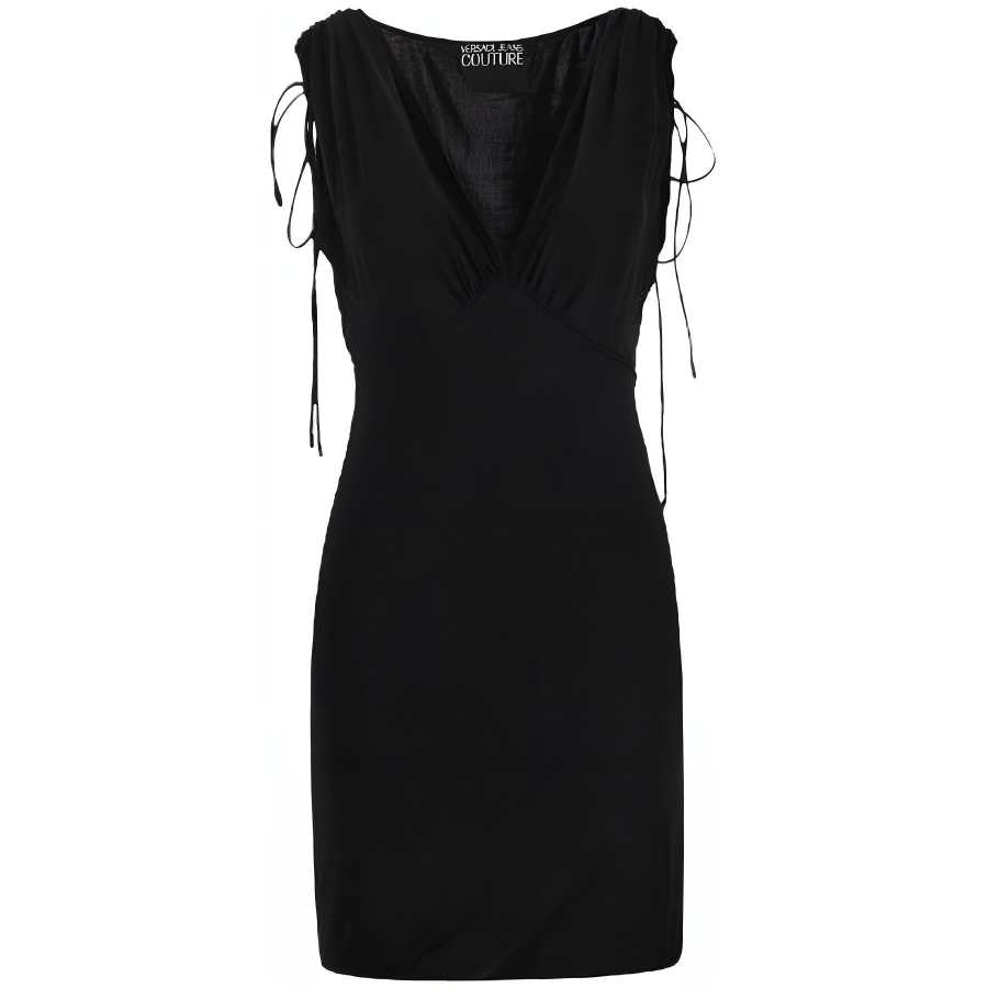 VERSACE JEANS COUTURE V-neck Sleeveless Minidress