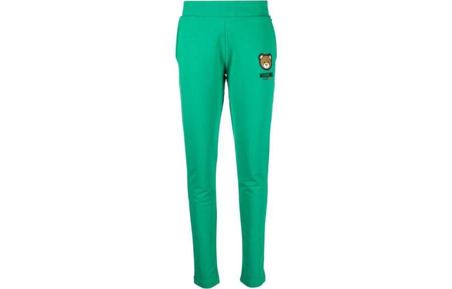 MOSCHINO Knitted Sweatpants Women's Green