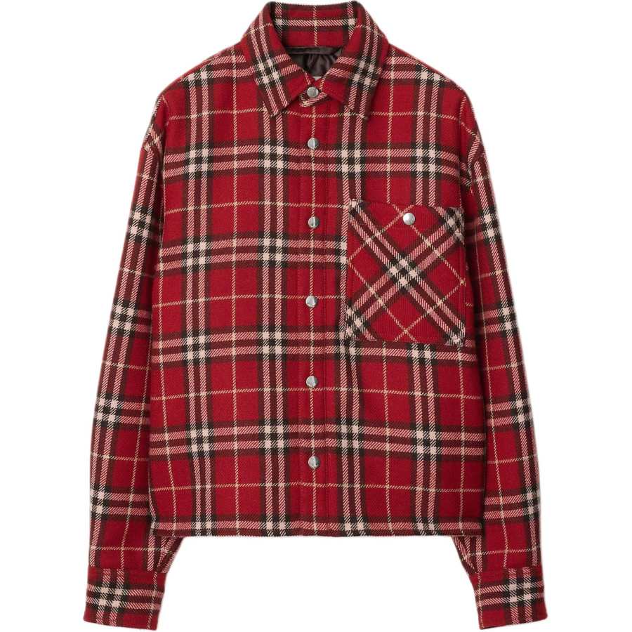 Burberry Burberry check wool shirt