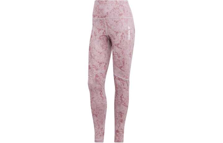 Adidas Adidas Terrex Multi Allover Print Leggings Women's Russet Red