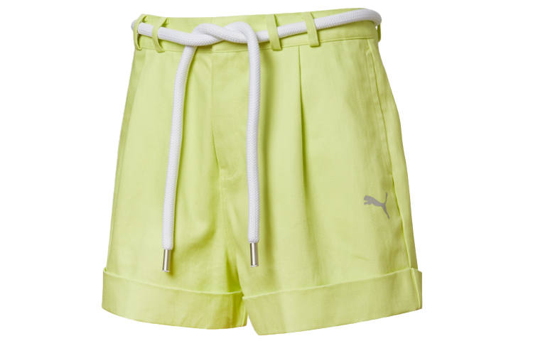 PUMA Casual Shorts Women's Yellow Moderate