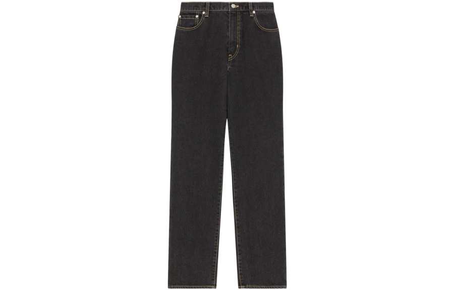 KENZO 【Previous Season】logo-patch slim-cut jeans