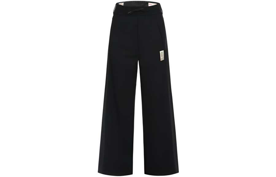 EVISU Jeans Women's Black Moderate Wide Leg Pants
