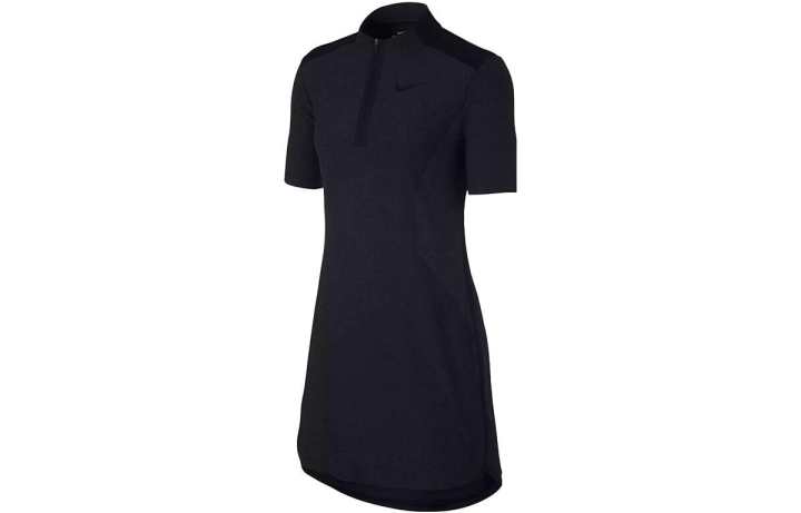 Nike Nike Short Sleeved Dresses Women's Black Stand Collar Moderate Short