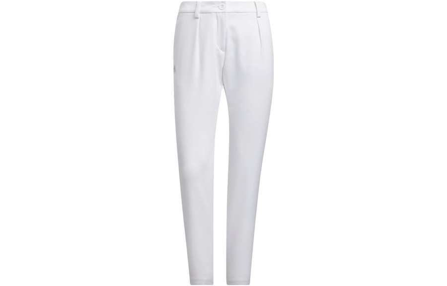 Adidas Adidas Knitted Sweatpants Women's White Moderate Slim Fit Pants