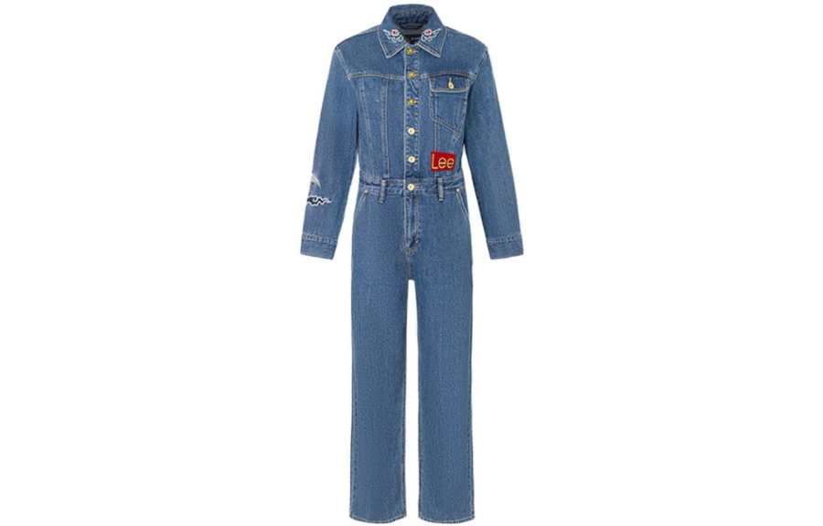 Lee x GUGONGGONGTINGWENHUA,LIANMINGKUAN Jumpsuit Women's Blue