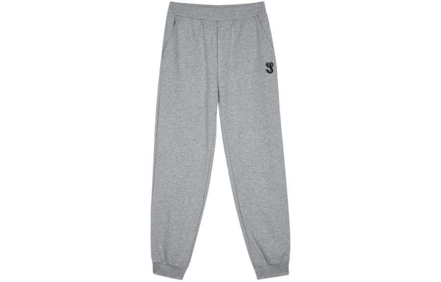 Skechers Knitted Sweatpants Women's Medium Heather Gray