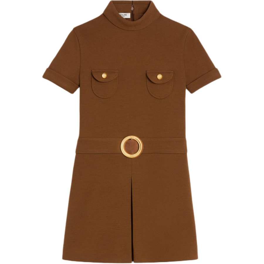 CELINE CELINE Mini Dress In Wool Jersey