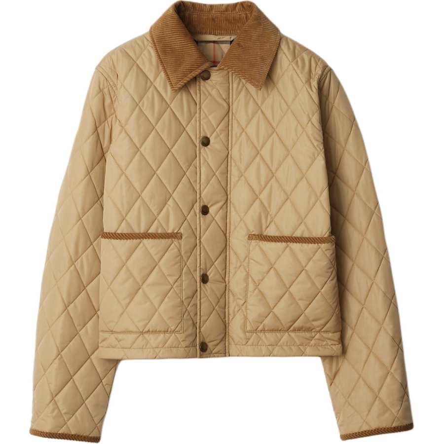 Burberry FW24 Puffer Jacket Standard Women's Linen