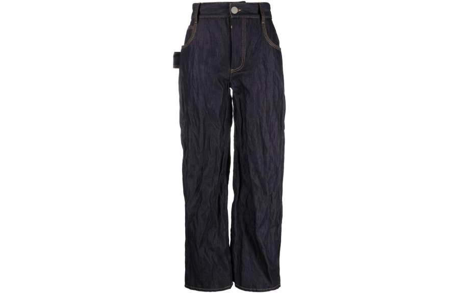 Bottega Veneta Wide Leg Twill Jeans