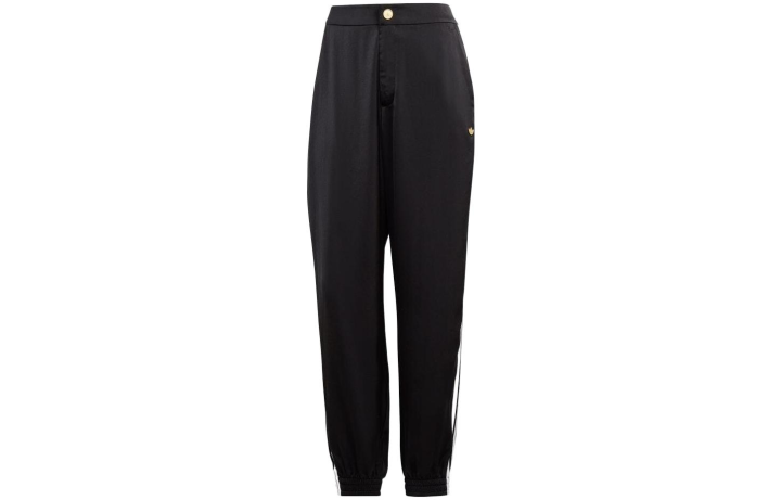 Adidas Adidas Knitted Sweatpants Japan Version Women's Black