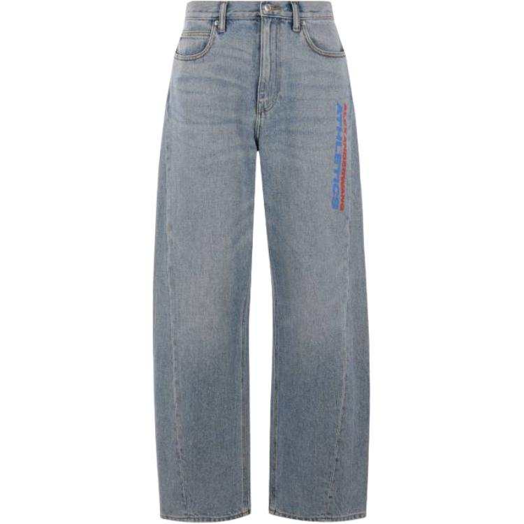 Alexander Wang Alexander Wang Mesh Back Wide Leg Jeans
