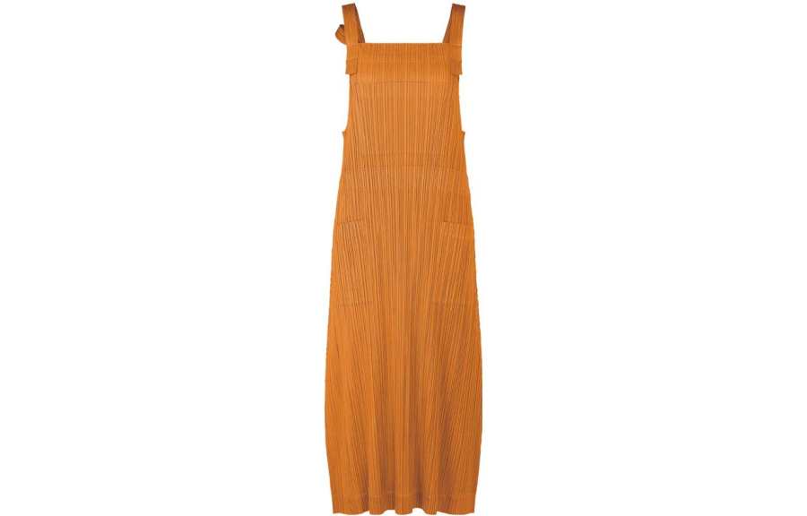 Homme Plissé Issey Miyake SS23 Slip Dress Women's Light Brown