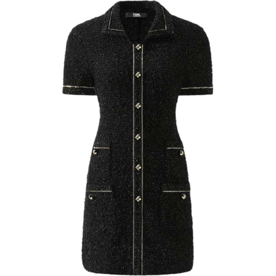 KARL LAGERFELD / Karl Lagerfeld Jeans Short Sleeved Dress Women's Black