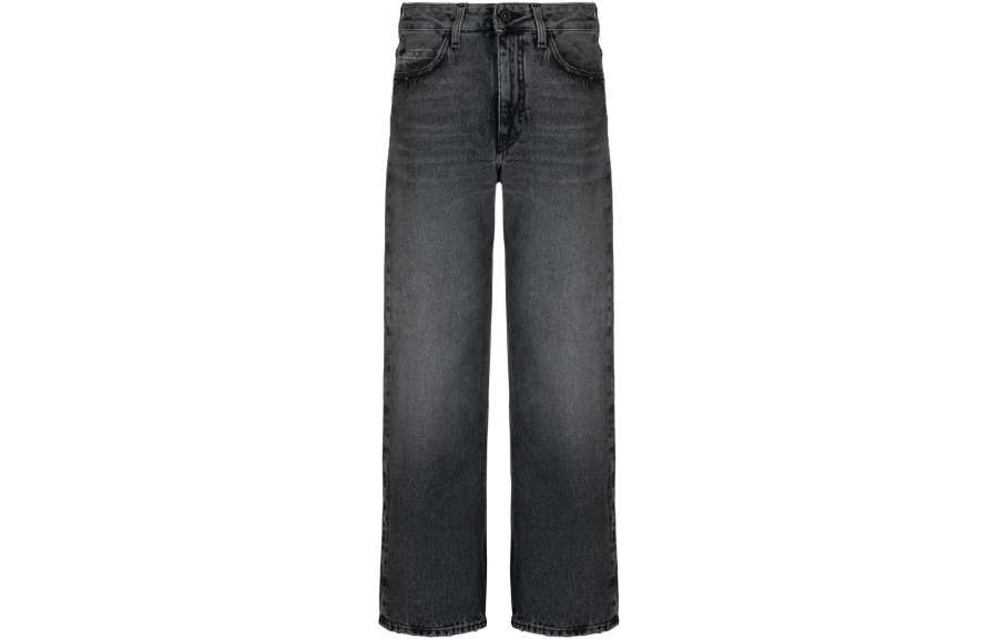OFF-WHITE OFF-WHITE logo-patch straight-leg jeans