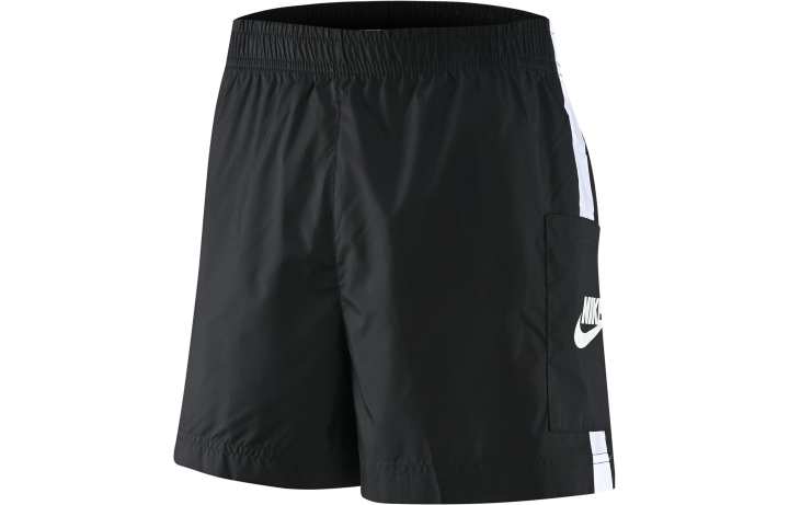 Nike Nike Women'ss Logo Print Woven Shorts Black