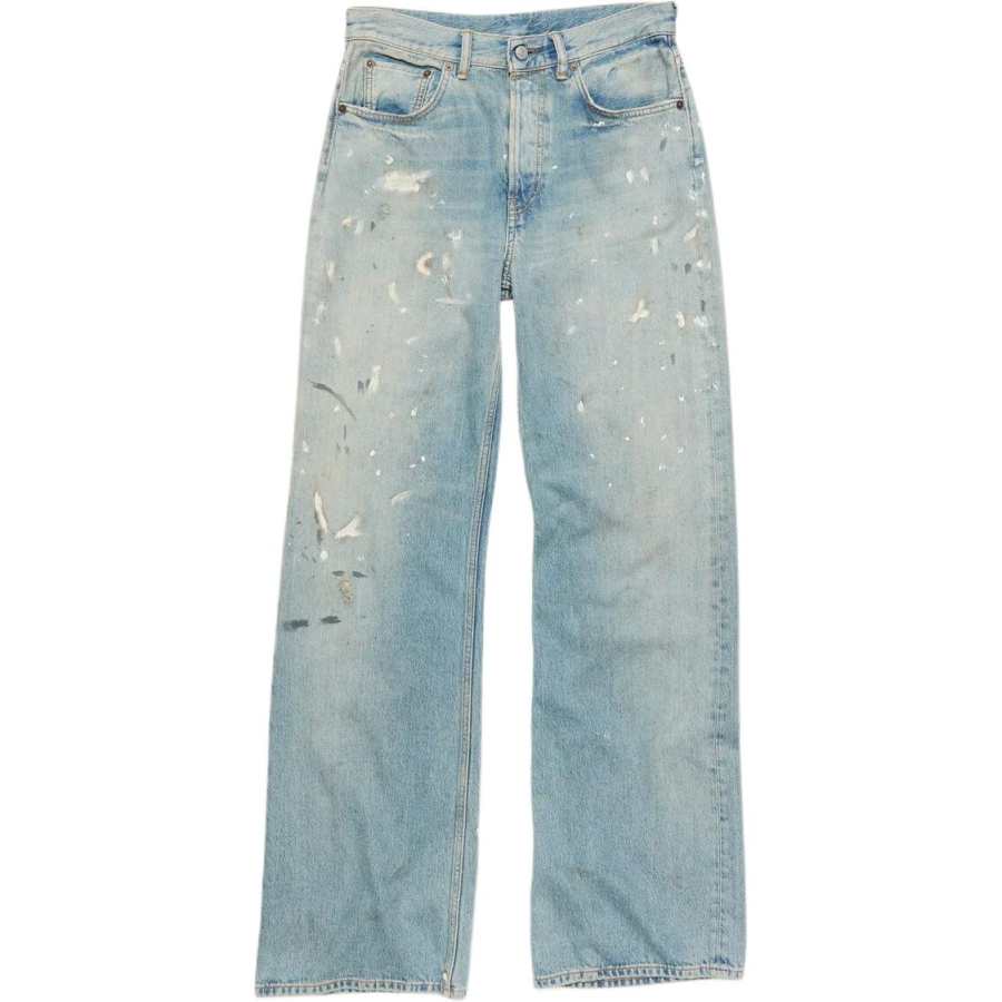 Acne Studios Acne Studios Wide Leg Distressed Jeans