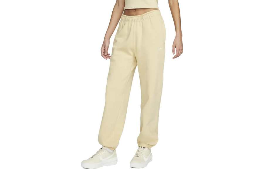Nike Nike Women's Nrg Solo Swoosh Fleece Pants Team Gold/White